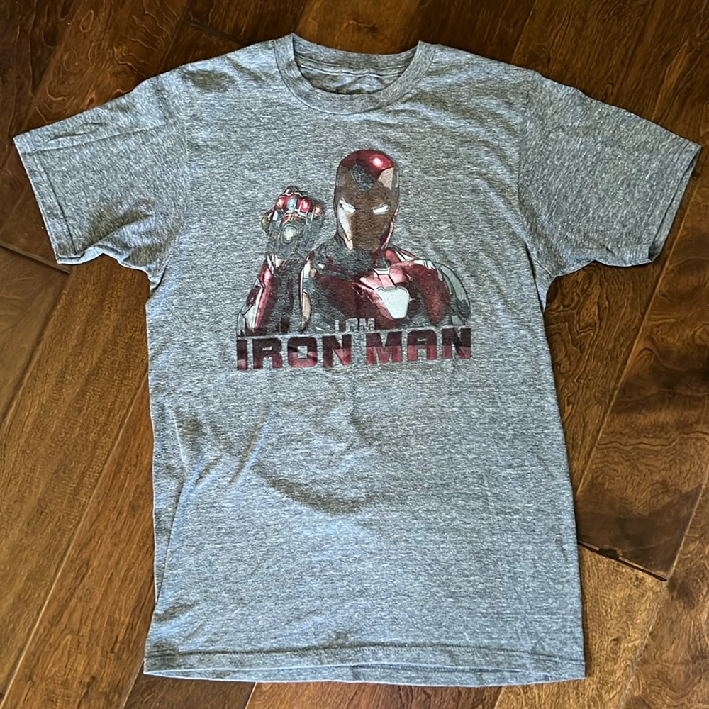 Mens Marvel Avengers Iron Man Tee Shirt